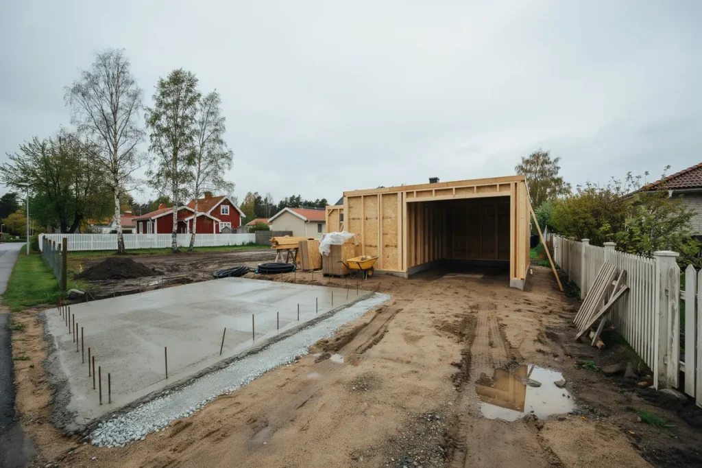 bygga garage p tomten regler grundl ggning och kostnader du b r ha koll p